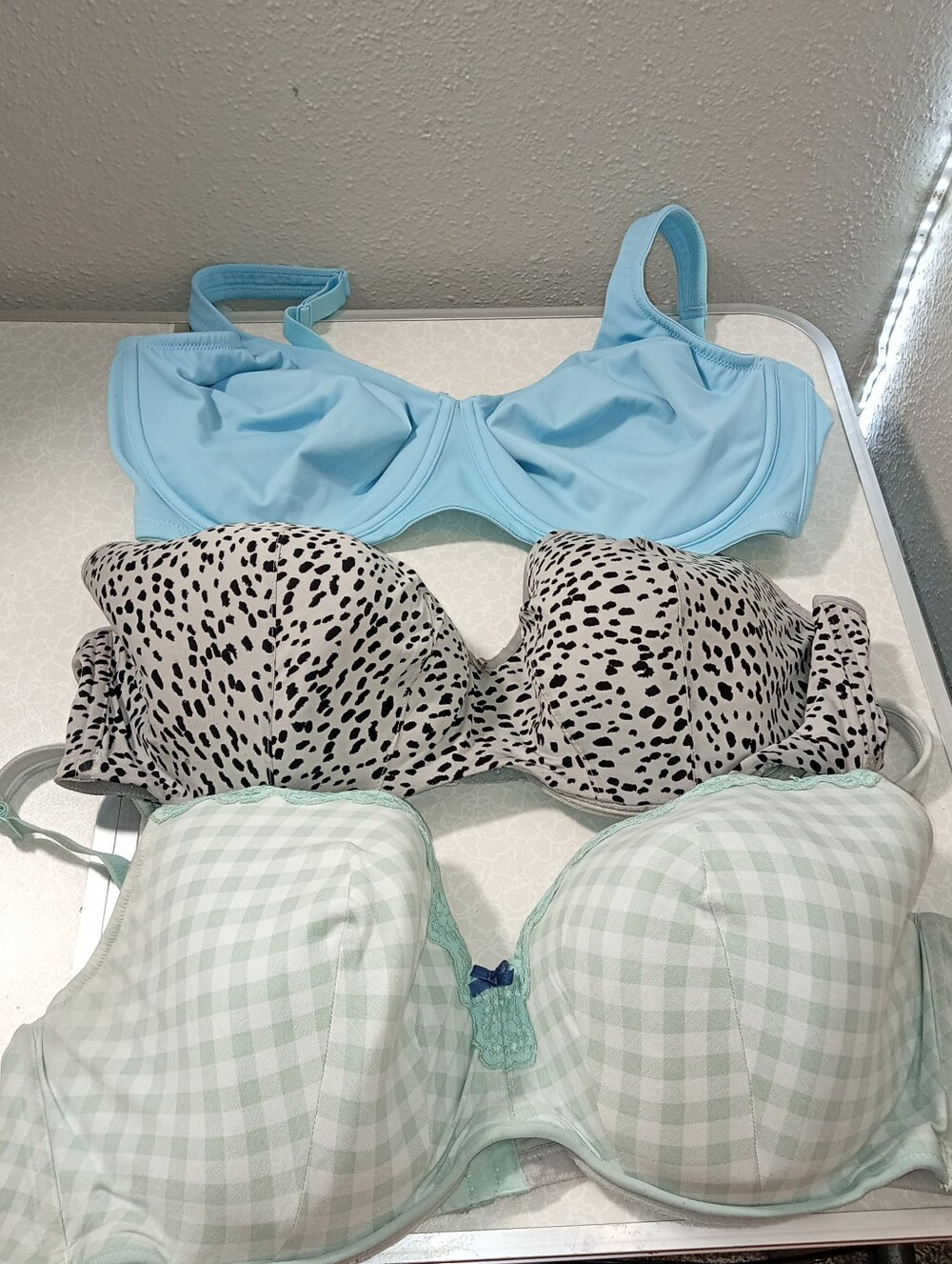 Bulk 3 Bras Cacique 46DD Hook & Eye Closure Underwire 3 Bras